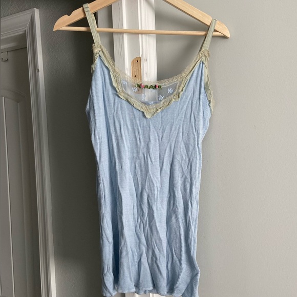 Rare FP lace rosette cami/tank - Picture 1 of 5